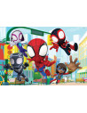 Puzzle de colorat maxi - Paienjenelul Marvel si prietenii lui