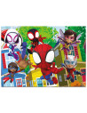 Puzzle de colorat maxi - Paienjenelul Marvel si prietenii lui