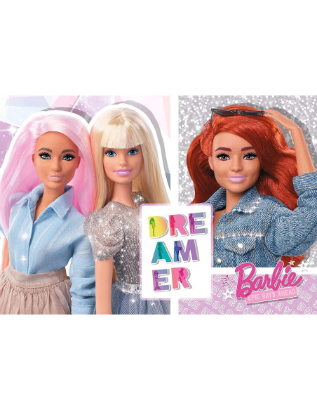 Puzzle GLITTER Barbie - Cele mai bune prietene (108 de