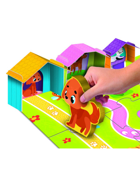 Joc Montessori - Distractie cu animalute,L96886