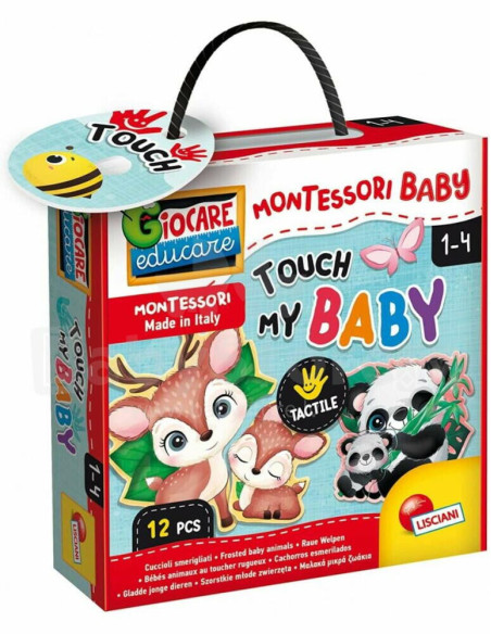 Joc tactil Montessori - Mama si puiul,L92673