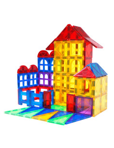Set de constructie magnetic 3D - 100 piese,MPL-100 2