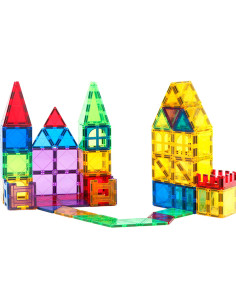 Set de constructie magnetic 3D - 120 piese,MPL-120 2