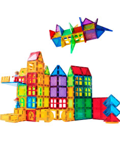 Set de constructie magnetic 3D - 158 piese,MPL-158 2