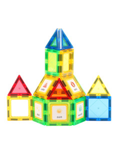 Set de constructie magnetic 3D - 38 piese,MPL2-38 2