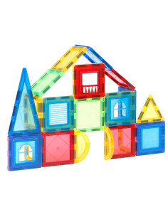 Set de constructie magnetic 3D - 60 piese,MPL2-60 2