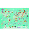 Puzzle - Harta lumii (96 piese),400026
