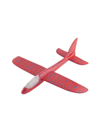 Avion planor din spuma cu luminite - Rosu,640010