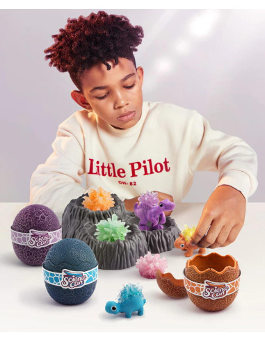 Set experimente deluxe - Cristale si dinozauri,120485G