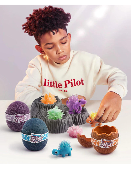 Set experimente deluxe - Cristale si dinozauri,120485G