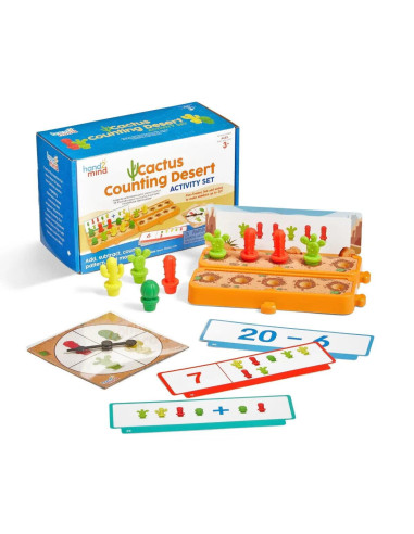 Joc matematic - Mini gradina cu cactusi,94448