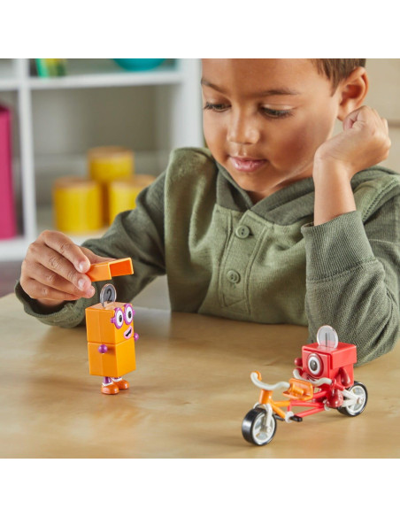 Set figurine Numberblocks - Aventuri pe bicicleta cu Unu &