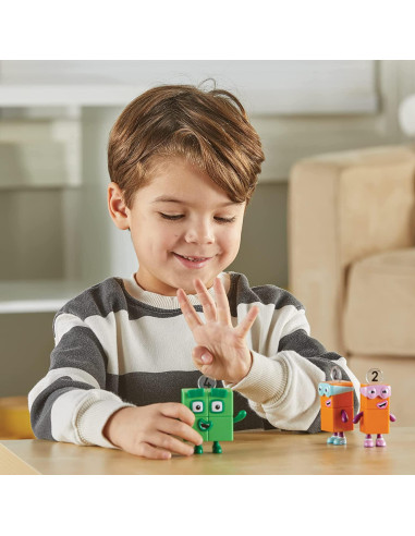 Set figurine Numberblocks - Patru & Teribilii Doi,HM95355-UK