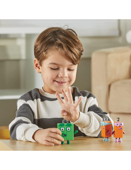 Set figurine Numberblocks - Patru & Teribilii Doi,HM95355-UK