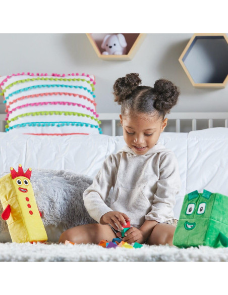 Set mascote din plus Numberblocks - Trei & Patru,HM94555-UK