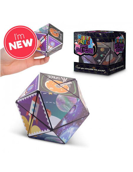 Puzzle 3D poligon - Spatiul,T38601