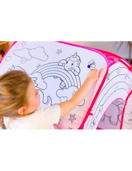 Cort de joaca si de colorat - Unicorn,T38414