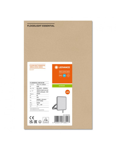 Proiector LED Ledvance FLOODLIGHT ESSENTIAL, 20W, 220-240V