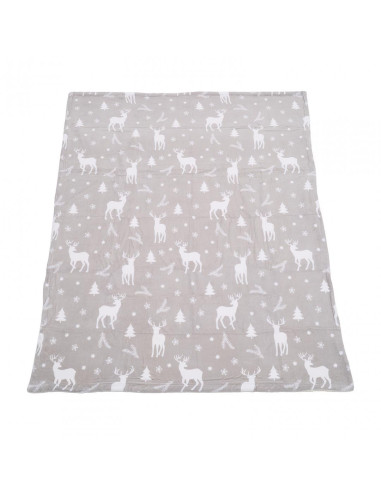 Patura fleece 150x200 cm-Reni,,HR-RENBLKT150G