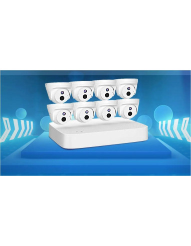 Tenda Kit supraveghere wireless HD 8 canale, K8P-4CR, Wi-Fi