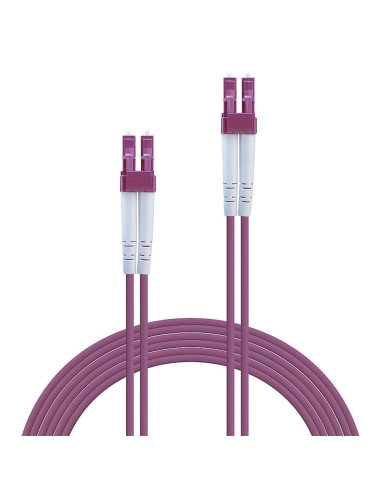 Cablu Fibra Optica Lindy LC/LC OM4, 2 x LC Male to 2 x LC