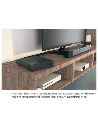 Bloc Multipriza Mobil pt TV-multimedia 4x2P+T si 4x2P