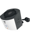 Bloc Multipriza Mobil 2x2P+T si Incarcator Inductie si USB A+C