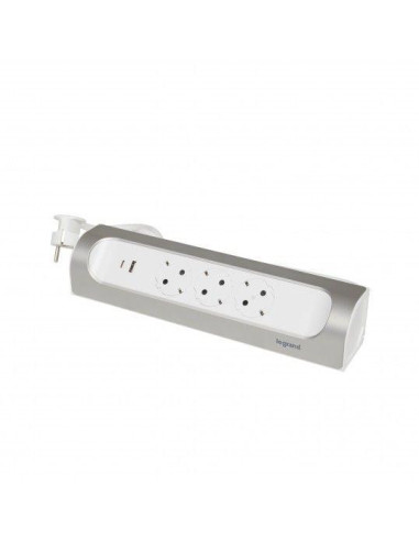Bloc Multipriza Unghiular 3x2P+T si USB A+C 1m