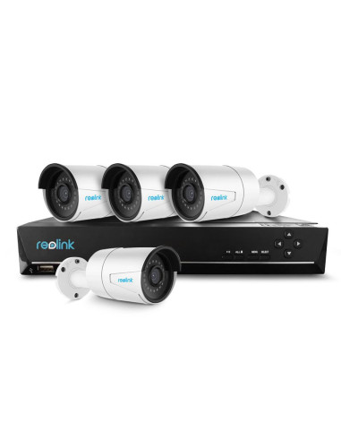 Sistem supraveghere IP exterior Reolink RLK8-410B4, 4 camere, 5