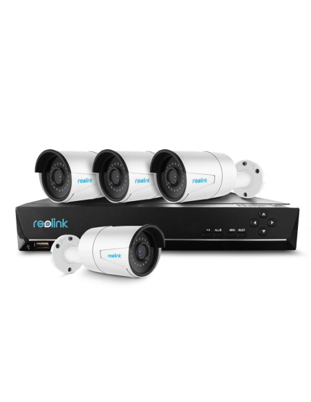 Sistem supraveghere IP exterior Reolink RLK8-410B4, 4 camere, 5