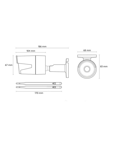 CAMERA SUPRAVEGHERE BULLET 5MP,RLC-511WA-5MP