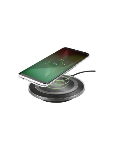 Incarcator Trust yudo Wireless Charging Pad 5W - black,TR-21310