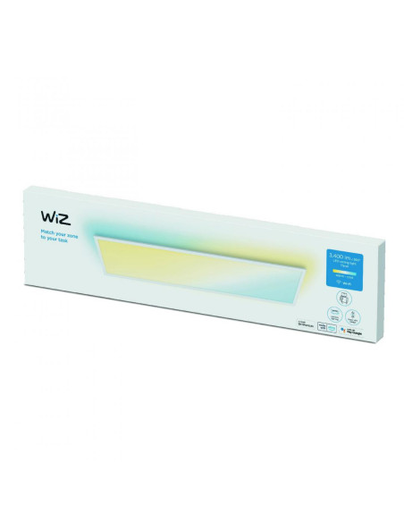 Panou LED WiZ Panel RT, Wi-Fi, control vocal, 36W, 3400 lm