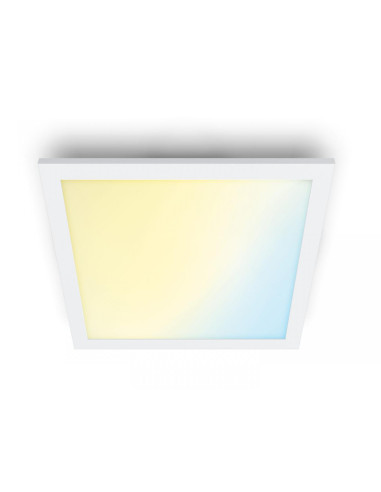 Panou LED WiZ Panel SQ, Wi-Fi, control vocal, 36W, 3400 lm