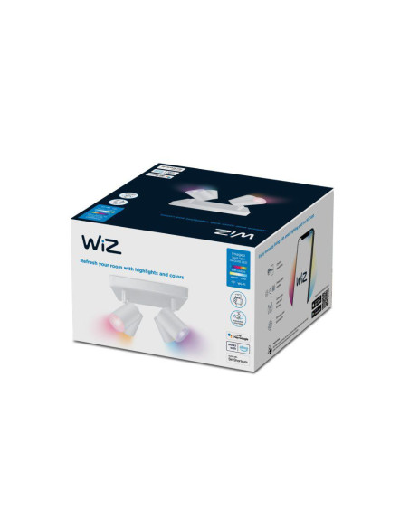 Spot LED RGB WiZ Imageo SQ, Wi-Fi, Bluetooth, control vocal