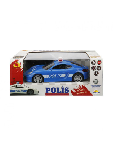REMOTE CONTROL POLICE CAR, AZTEC, SCALE,SUNMAN00020355