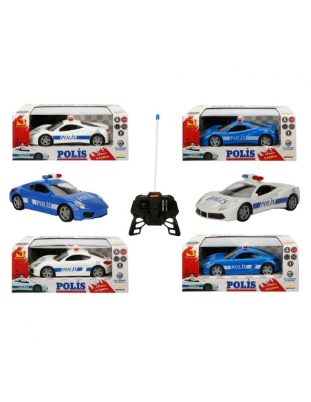 REMOTE CONTROL POLICE CAR, AZTEC, SCALE,SUNMAN00020355