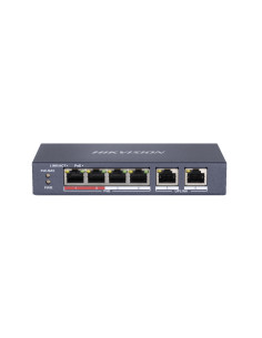 Switch Hikvision DS-3E0106P-E-M, Switching capacity 1.6 Gbps, 4