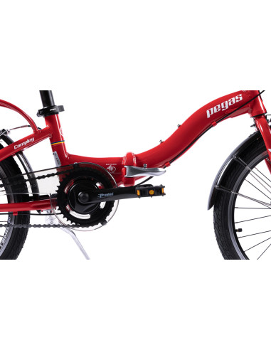 Bicicleta Pliabila Pegas Camping 3S Rosu Corsa (