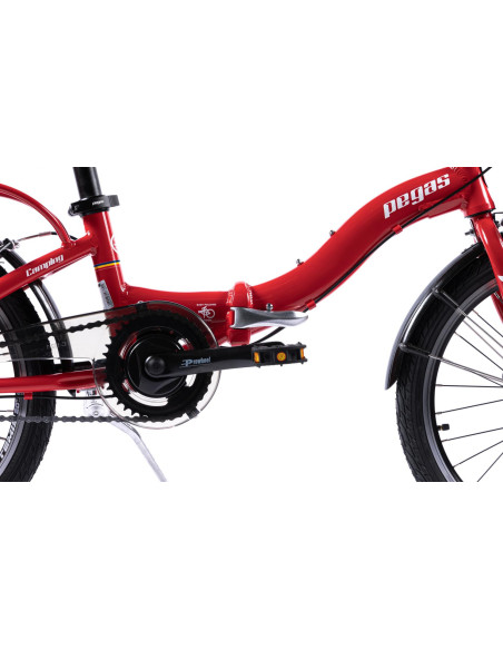 Bicicleta Pliabila Pegas Camping 3S Rosu Corsa (