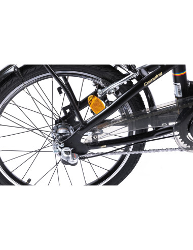 Bicicleta Pliabila Pegas Camping 3S Negru Mat (