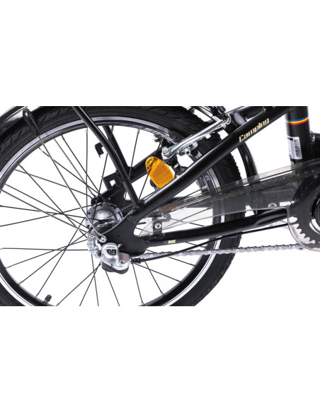 Bicicleta Pliabila Pegas Camping 3S Negru Mat (