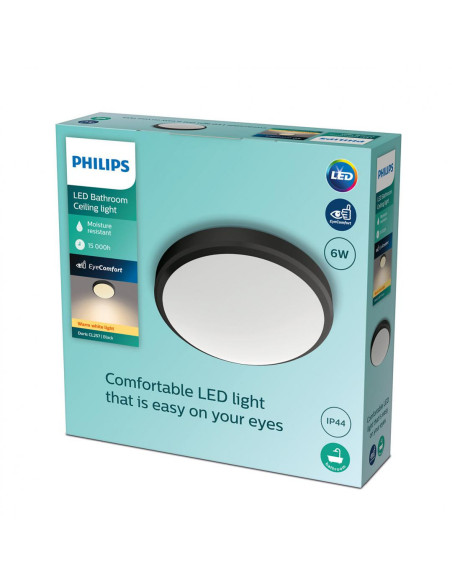 Plafoniera LED Philips Doris CL257, 6W, 600 lm, lumina calda