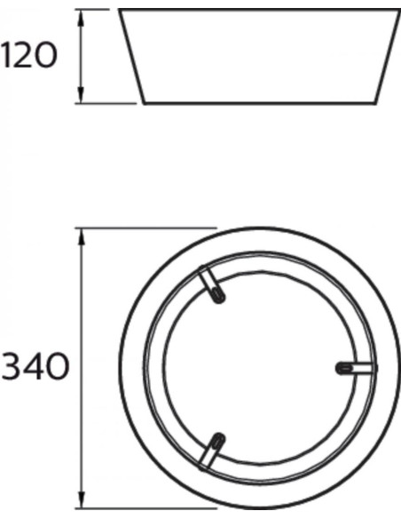 Plafoniera LED Philips Dawn CL258, 14W, 1100 lm, lumina calda