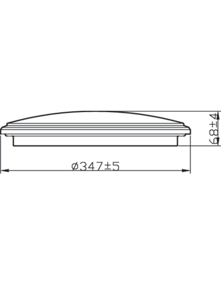 Plafoniera LED Philips Spray CL260, 17W, 1500 lm, lumina calda