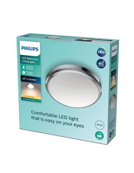 Plafoniera LED Philips Doris CL257, 6W, 600 lm, lumina calda