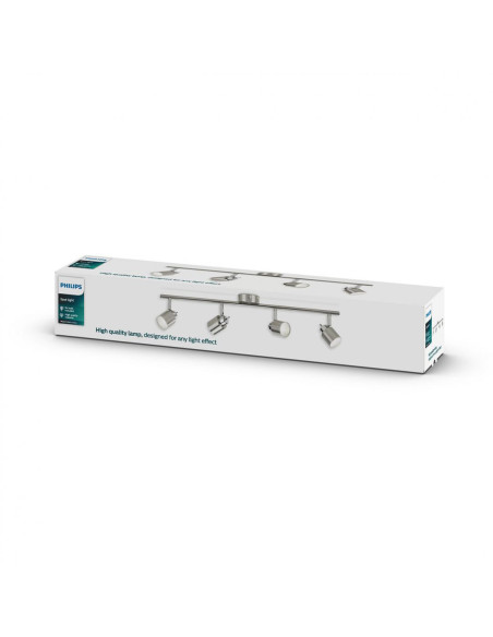 Spot Philips Essentials Meranti, 4xGU10, IP20, 10x69x15.5cm