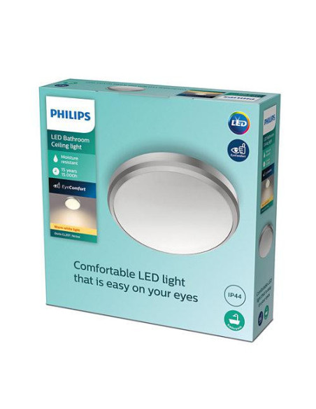 Plafoniera LED Philips Doris CL257, 6W, 600 lm, lumina calda