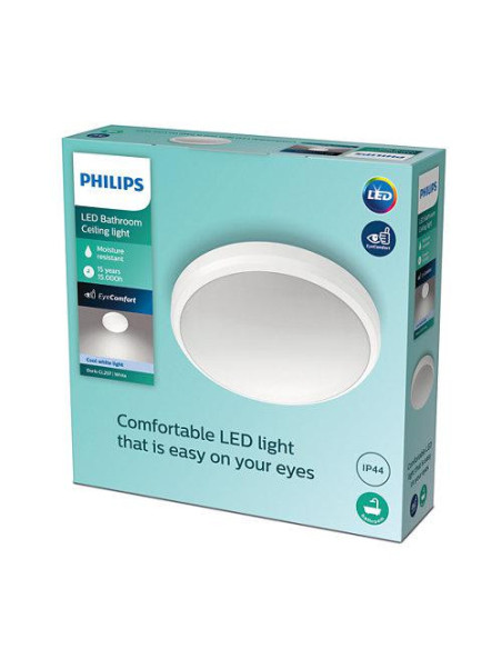 Plafoniera LED Philips Doris CL257, 6W, 640 lm, lumina neutra