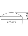 Plafoniera LED Philips Doris CL257, 6W, 600 lm, lumina calda